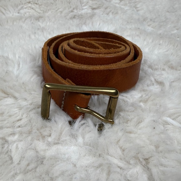 J. Crew Genuine Italian Leather Made in USA Women's Brown Belt - Picture 5 of 6